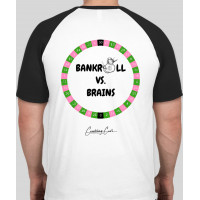 Bankroll Vs Brains Baseball T-shirt